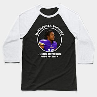 JUSTIN JEFFERSON - WR - MINNESOTA VIKINGS Baseball T-Shirt